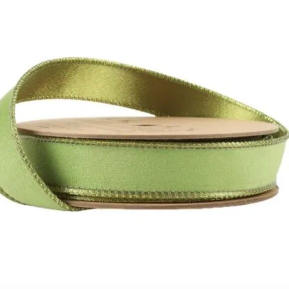 Reversible Classic Velvet Wired Ribbon Christmas Craft Supplies 10 Yard Roll - Picture 8 of 12